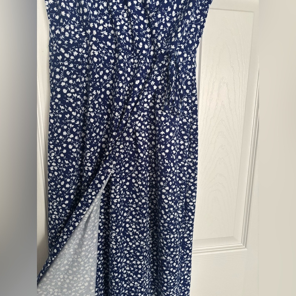 Rebel Sugar Women’s Blue Navy Floral Maxi Dress - Picture 4 of 4